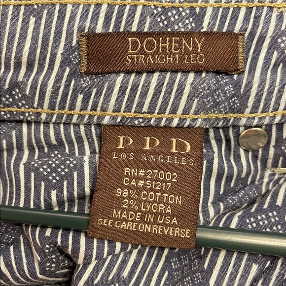 Paige Premium Denim PPD Doheny Straight Leg Jeans Blue Size 30 Made in USA - Picture 8 of 14